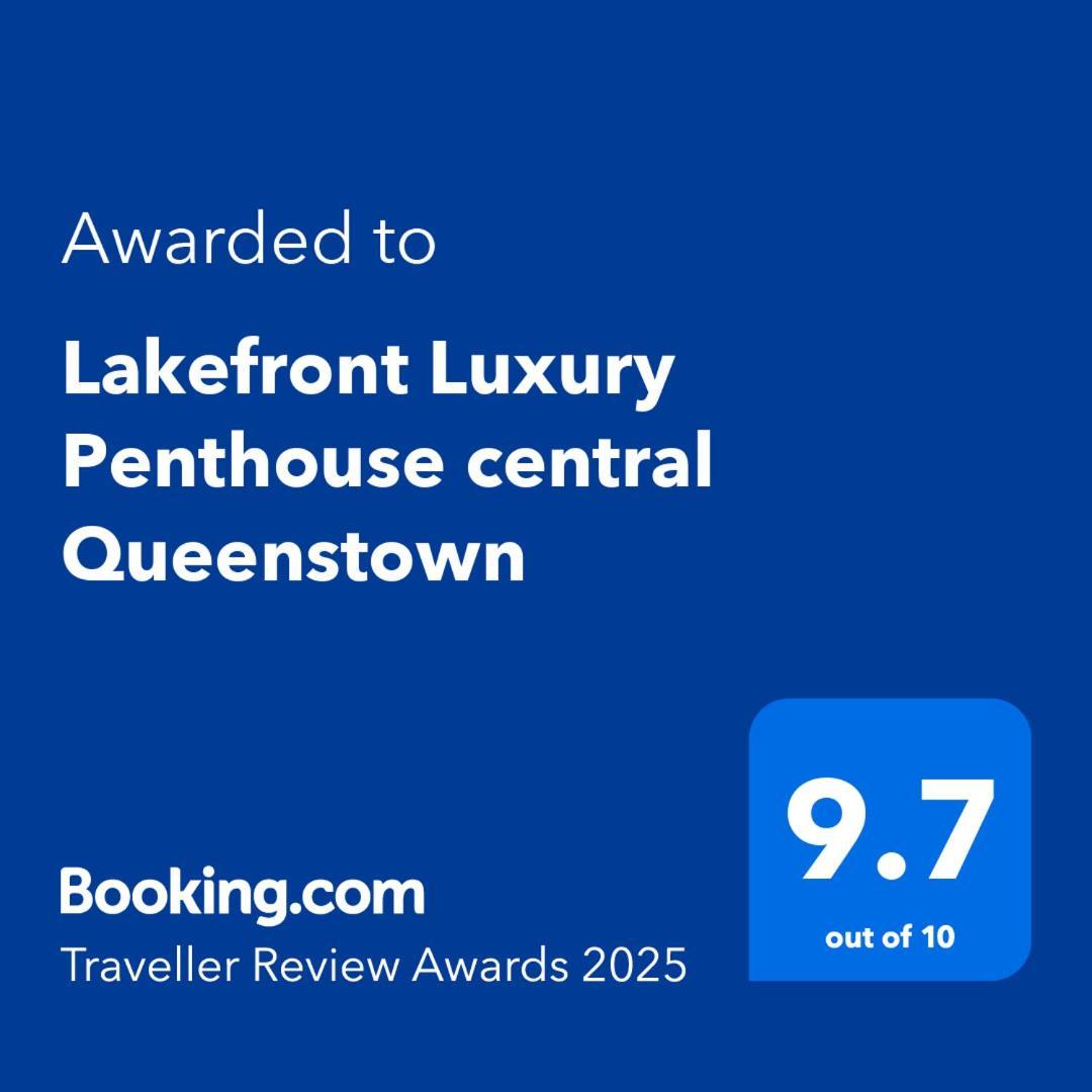 Lakefront Luxury Penthouse Central Queenstown Eksteriør bilde